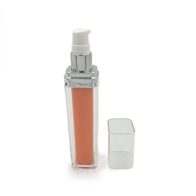 PMMA Acrylic Foundation Pump Bottle Empty Make-up Bottle 33*30*158mm