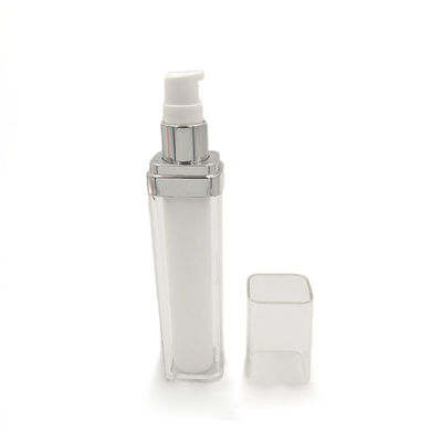 PMMA Acrylic Foundation Pump Bottle Empty Make-up Bottle 33*30*158mm