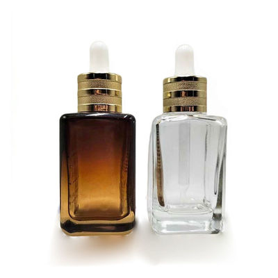 Wyśmienite 30ml 50ml pusty butelki z olejem eterycznym Szklana butelka z kroplówką kosmetyczną