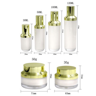 Zestaw opakowań kosmetycznych z zakrętką śrubkową Opakowanie produktów kosmetycznych 50 ml 60 ml 100 ml 120 ml