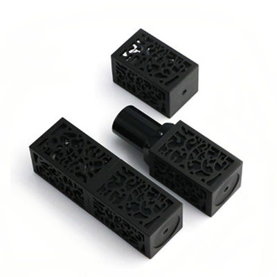 3.8g Rękawica do opakowań szminki Czarna kwadratowa Rękawica do szminki 23*74mm Rozmiar