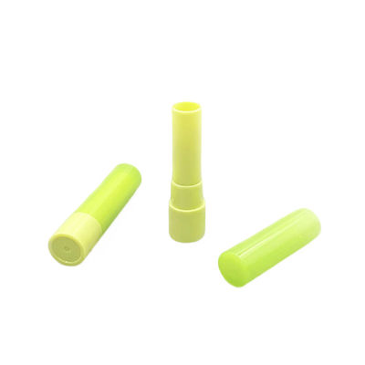 Zastosowalna zielona plastikowa lampka balsam do warg 19*80mm