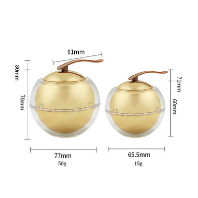 Diamentowy akrylowy słoik kosmetyczny Bezcieki krem do pielęgnacji skóry pojemnik 30g/50g