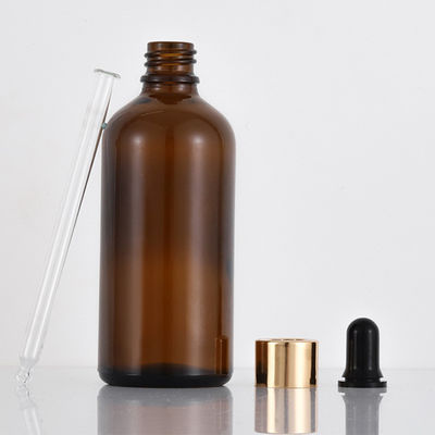 100 ml Fundacja Szkła Przejrzystości Butelka Okrągła Kapułka Kapsułka Kosmetyczna Opakowanie Z Bezpłatną Próbką