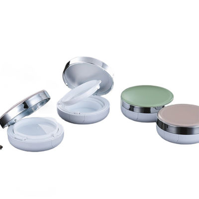 Znowu wypełniający się Dewy Finish Round Compact Powder Cushion Foundation Case dla lekkiego do średniego pokrycia