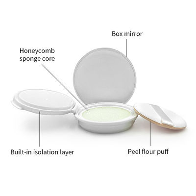 Refillable Snap Closure Empty Cushion Foundation Case for Compact Powder (Zapewnienie zamykania)