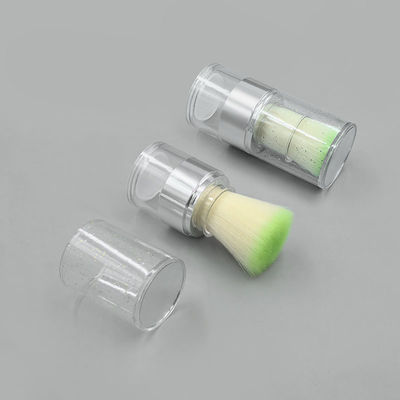 15g Twist Open Clear Loose Powder Case dla zrównoważonego zastosowania logo