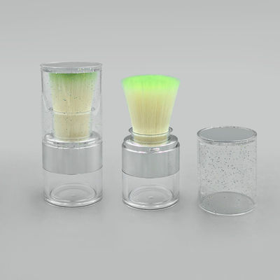 15g Twist Open Clear Loose Powder Case dla zrównoważonego zastosowania logo
