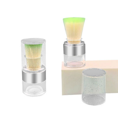 15g Twist Open Clear Loose Powder Case dla zrównoważonego zastosowania logo